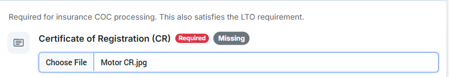Selected File Example