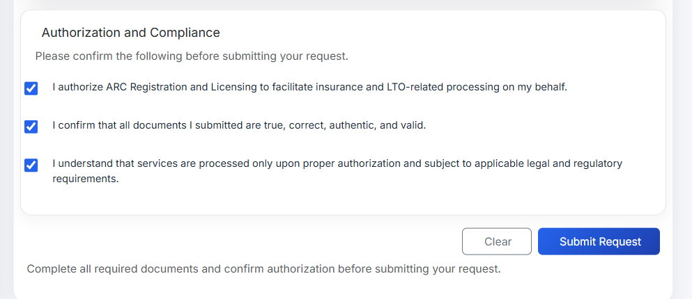 Authorization and Compliance